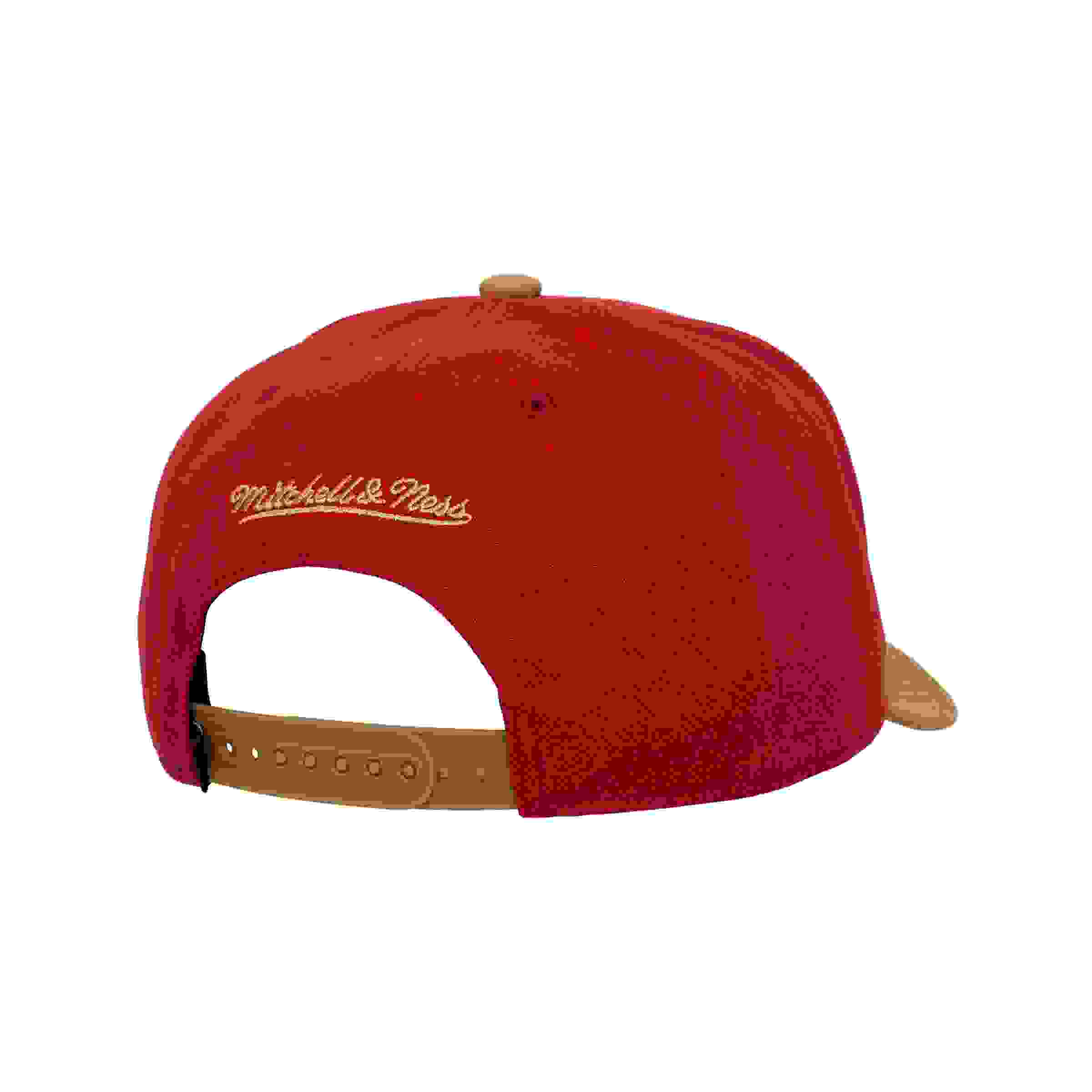 Mitchell & Ness St. Louis Cardinals Side Script Red Snapback Hat